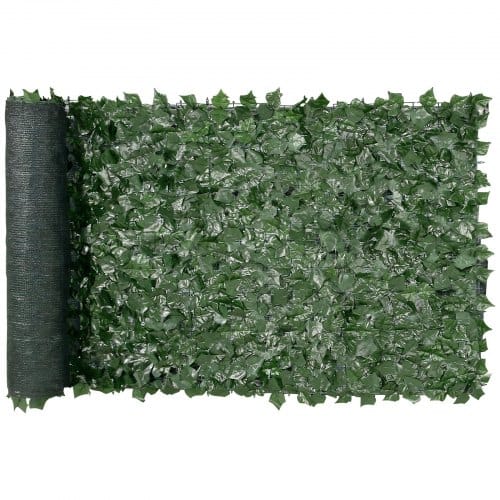 Mophorn - vevor Sichtschutzzaun 99x249cm künstlicher grüner Sichtschutz Efeuzaun mit Netzgeweberückseite und verstärkter Verbindung künstliche Hecken