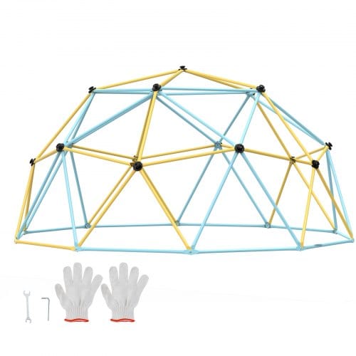 Mophorn - Vevor Kletterkuppel, 3,05 M Hohes Geometrisches Kletterkuppel-spielzentrum Für Kinder Von 3 Bis 10 Jahren, Klettergerüst Tragfähigkeit 340 Kg, Mit Klettergriff, Spielgerät Garten Hinterhof