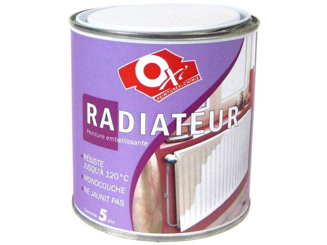 Heizkörper- und Konvektorfarbe 0,5 Liter Mattweiß - Oxi