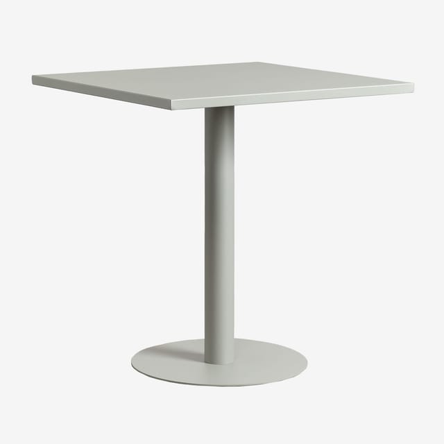 Sklum - Gartentisch quadratisch 70x70 cm aus Metall Mizzi Grün Caqui