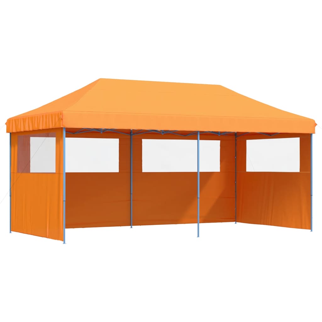 Maison Exclusive - Partyzelt Orange Mit Blauem Rahmen Oxford-stof
