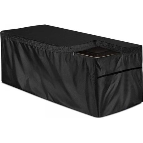 Universeller Deckel Für Gartenboxen – Wasserdichte, Uv-beständige Abdeckung Aus 210d-plane Für Die Aufbewahrung Von Gartenmöbeln