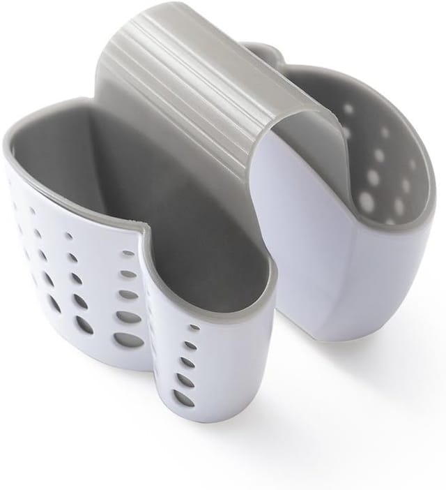 Waschbecken-Caddy, Schwammhalter, Seifenschale, Euion Kunststoff-Sattelhahn-Caddy, Schreibtisch-Organizer, Stifthalter - Sollbry