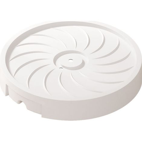 Weißer, Rollbarer Blumentopffuß, 35 Cm Innendurchmesser, Untersetzer, Beschwerte Kunststoff-pflanzgefäßstütze.