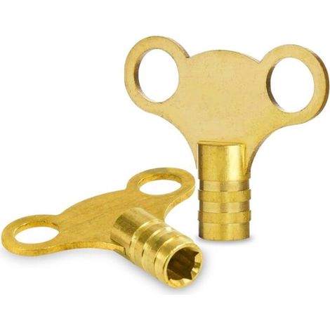 2 Heizkörperschlüssel, Entlüftungsventil Für Heizkörper, Geeignet Für Die Meisten Heizkörper (messing, 2-teilig, 5 Mm)