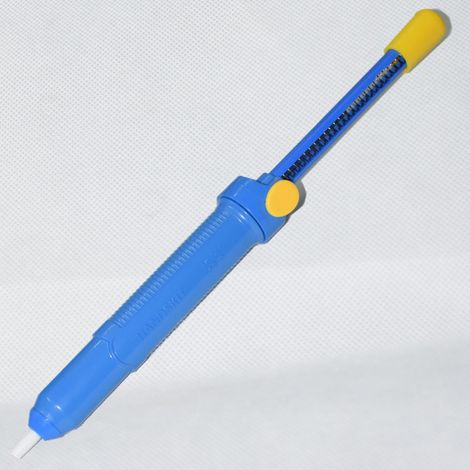 Entlötpumpe (13") – Handwerkzeug Zum Entfernen Von Lötzinn – Blau