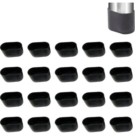 Ovale Stuhlbeingleiter, Stuhlbeinschoner, Maße 30 X 15 Mm, 30er-set, Rutschfest Und Geräuschdämpfend, Ideal Für Büro- Und Gartenmöbel