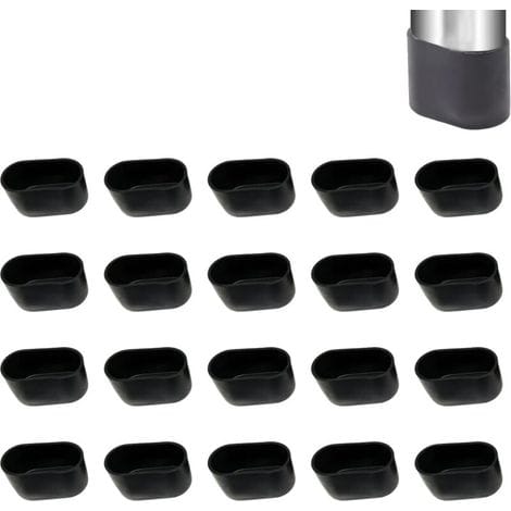 Ovale Stuhlbeingleiter, Stuhlbeinschoner, Maße 30 X 15 Mm, 30er-set, Rutschfest Und Geräuschdämpfend, Ideal Für Büro- Und Gartenmöbel