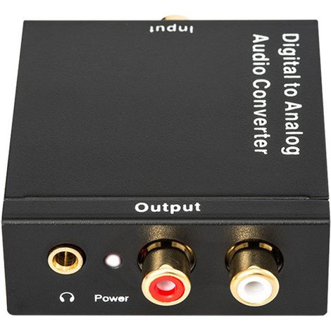 Digital-analog-audiowandler – Optische Und Koaxiale Spdif-eingänge – Stereo-l/r-analogausgänge