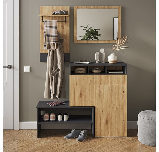 Wandgarderobe Selena, Anthrazit, 44 x 83 cm Vicco