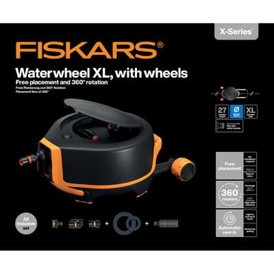 Fiskars X-Series Waterwheel XL Automatisch mit Rädern