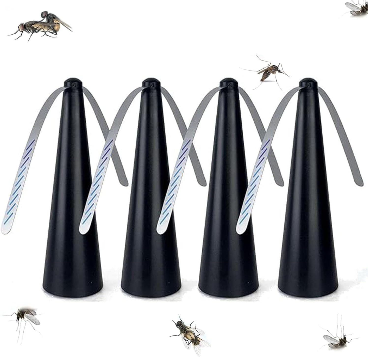 Set Mit 4 Insektenabweisenden Ventilatoren Für Den Außenbereich, Geeignet Für Tische Im Innen- Und Außenbereich Fliegenabwehrventilatoren Für Terrassentische, Um Fliegen Und Insekten Fernzuhalten