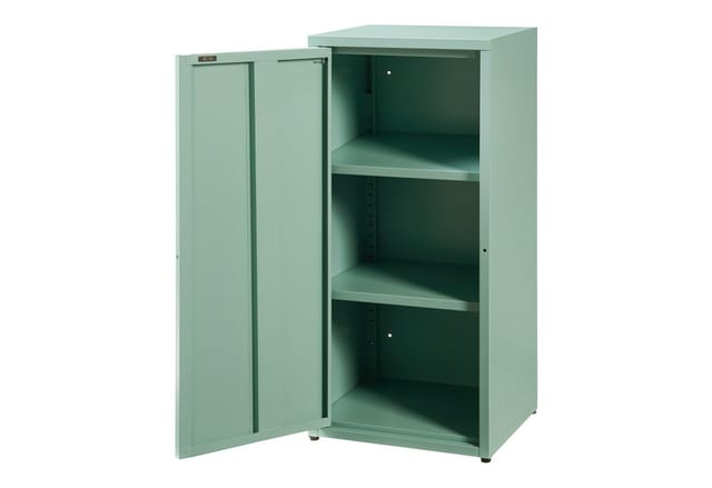 Metallschrank Burlöv Stahl Mintgrün [en.casa]