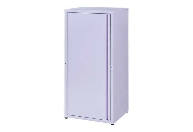 Metallschrank Burlöv Stahl Lila [en.casa]
