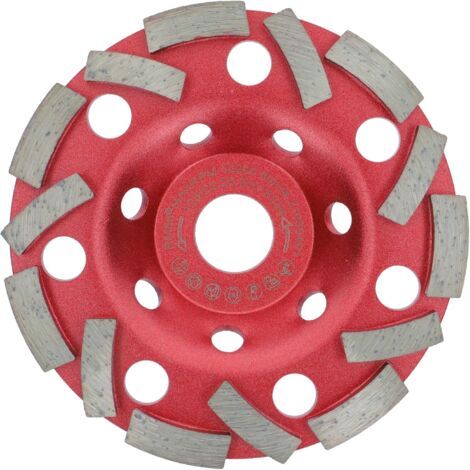 Houhence – 125 Mm Diamant-schleifscheibe – Turbosegmentierung Für Beton Und Mauerwerk – Hohe Abtragsleistung – Kompatibel Mit 1000-w-winkelschleifern