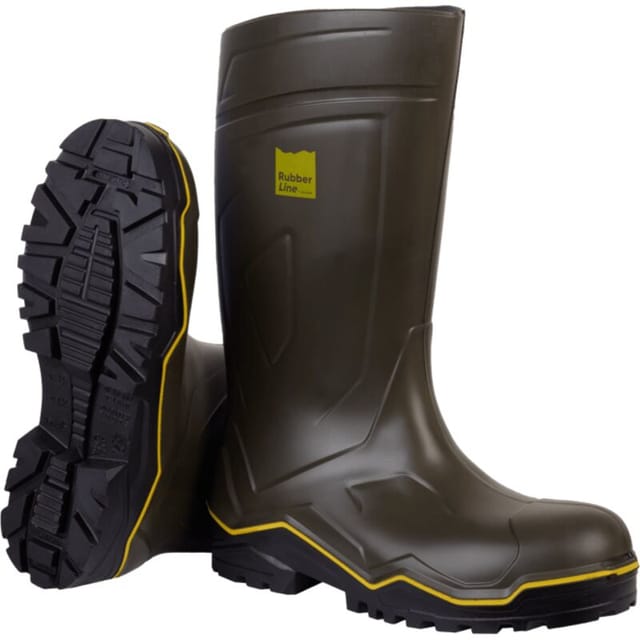 Grüne Arbeitsstiefel RUBBER LINE - SOLIDUR - RLO4VT-41