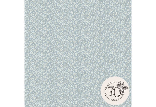 Sweet Alyssum Vliestapete Blau 10mx52cm - Laura Ashley