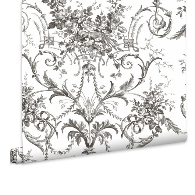 Laura Ashley Tuileries Vliestapete Grey 10mx52cm