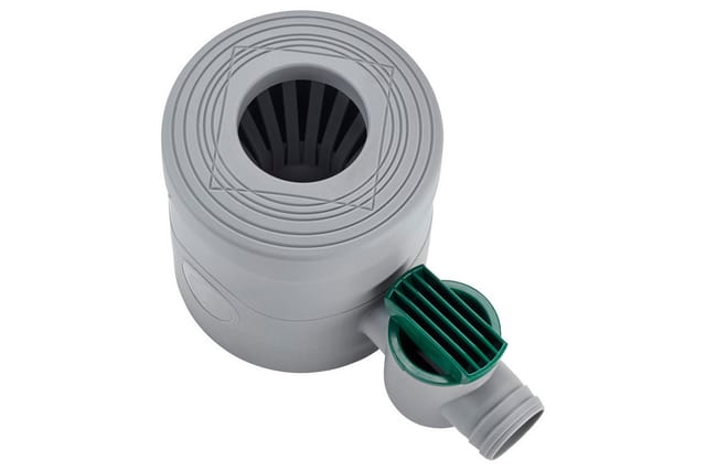 Garantia - Regensammler dn 68-100 mit Hahn grau inkl. Filtereinsatz
