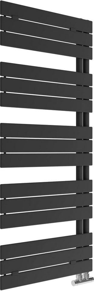 Designheizkörper Arezzo Mattschwarz 1430x600 mm