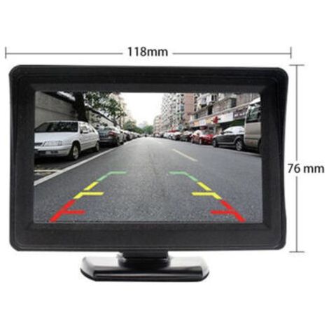 Rückfahrkamera – 4,3-zoll-lcd-bildschirm – Infrarot-nachtsicht – Ip68 Wasserdicht – Kompatibel Mit Pkw, Lkw, Wohnmobil Und Pickup – 1 Stück