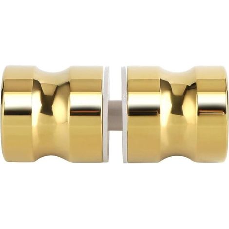 Runde, Mehrseitige Duschtürgriffe Aus Glas Und Edelstahl, Ersatzgriffe Für Duschkabinen Und Duschabtrennungen, Gold