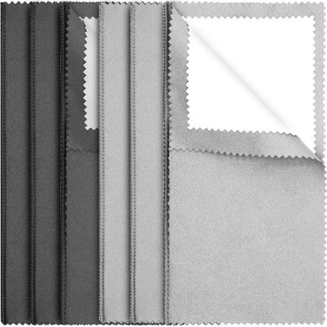 6-teiliges Silberputztuch-set, Schmuckpoliertuch, Silberputztuch, Doppelseitiges Silberpoliertuch Für Sterlingsilber- Und Goldschmuck