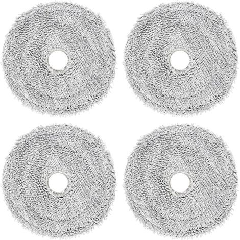 Ersatzreinigungstücher Für Den Ecovacs Deebot Mini Saugroboter, Mikrofasertücher, Waschbar Und Wiederverwendbar – 4 Stück