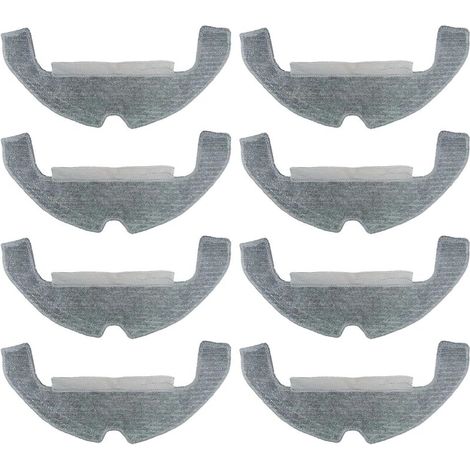 Wischmopp-pads Für Dreame D10 Plus Gen 2/d10s Plus / D9 Plus Saugroboter-zubehör, D10 Plus Gen 2 Zubehör 8 Wischmopp-pads, Wiederverwendbare Und Waschbare Ersatz-toilettenpads