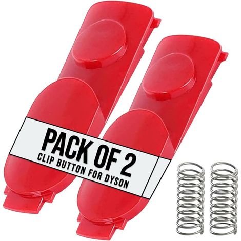 Set Mit 2 Dyson Staubsauger-verriegelungsclips Mit Feder Für Dyson Bürsten V10 V11 V8 V7 V15 - Dyson Ersatzteile Für Dyson V10 Und Dyson V11 Rohre