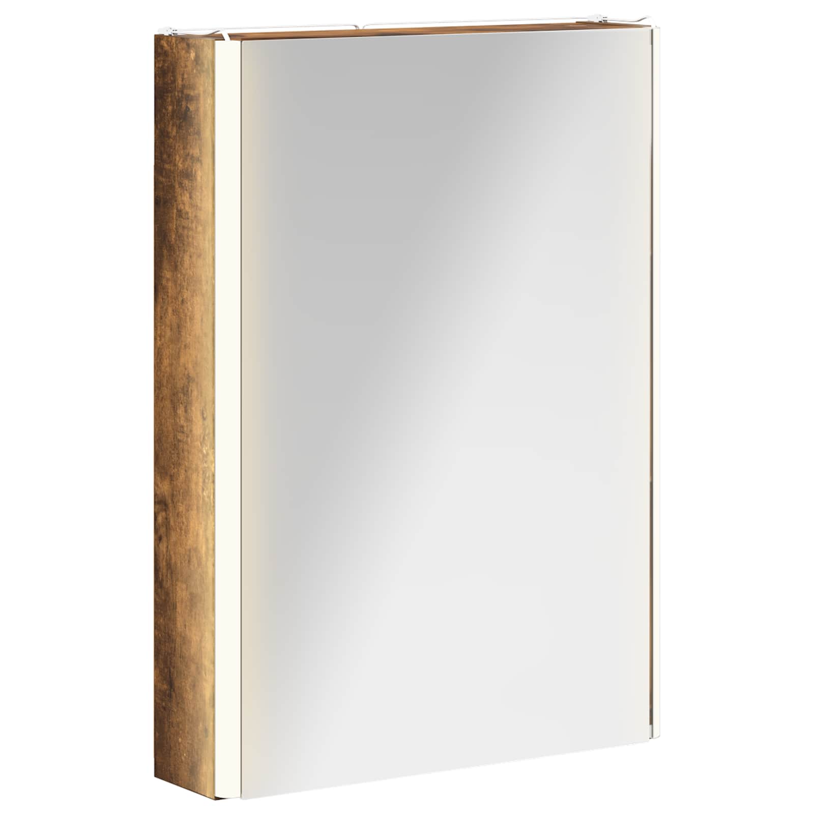 Badezimmerspiegelschrank Geräucherte Eiche 43 X 11,5 X 60,5 Cm Vidaxl