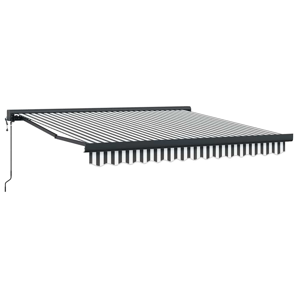 Maison Exclusive - Ausziehbare Markise 300 X 250 Cm Stoff Und Met