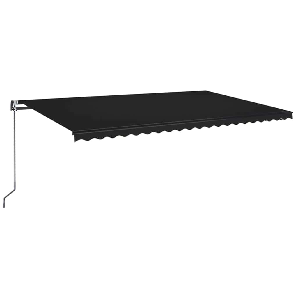 Maison Exclusive - Ausziehbare Markise Anthrazit 500 X 350 Cm Pol