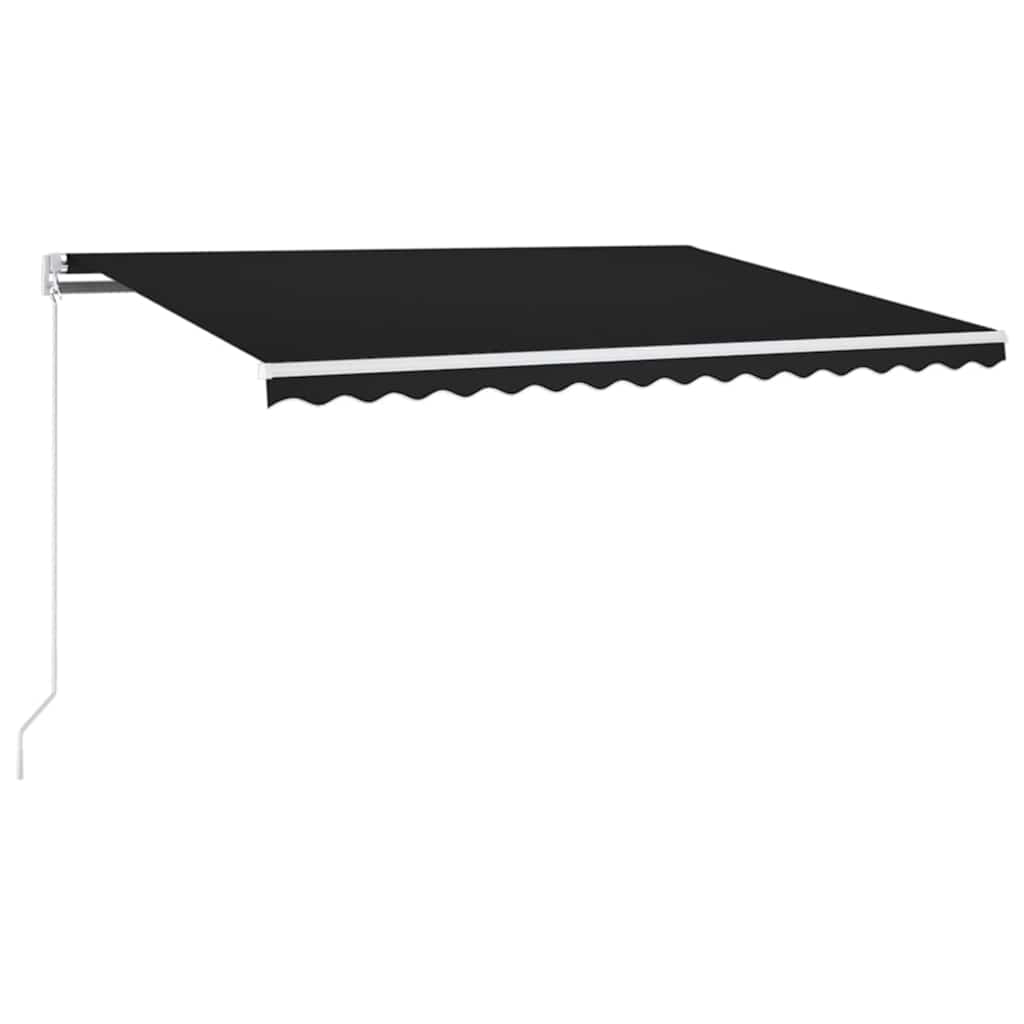 Maison Exclusive - Ausziehbare Markise Anthrazit 450 X 350 Cm Sto