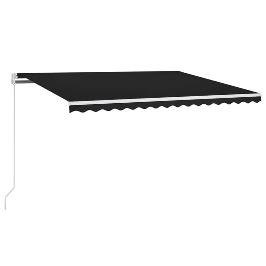 Maison Exclusive - Ausziehbare Markise Anthrazit 400 X 300 Cm Sto