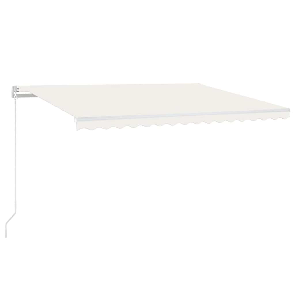 Maison Exclusive - Ausziehbare Markise Creme 450 X 350 Cm Polyest