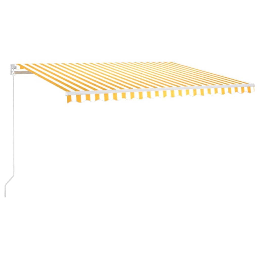 Maison Exclusive - Ausziehbare Markise Gelb 400 X 300 Cm Stoff Un