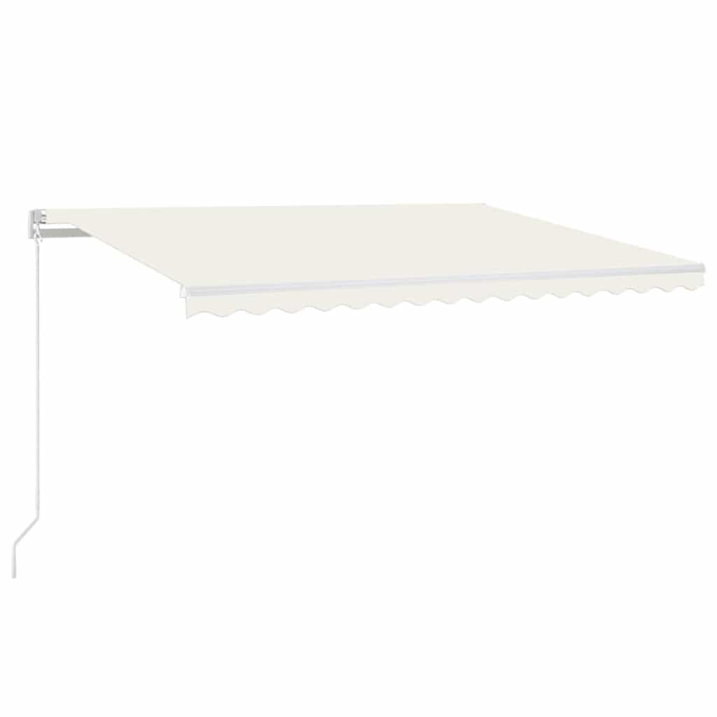 Maison Exclusive - Ausziehbare Markise Creme 400 X 350 Cm Polyest