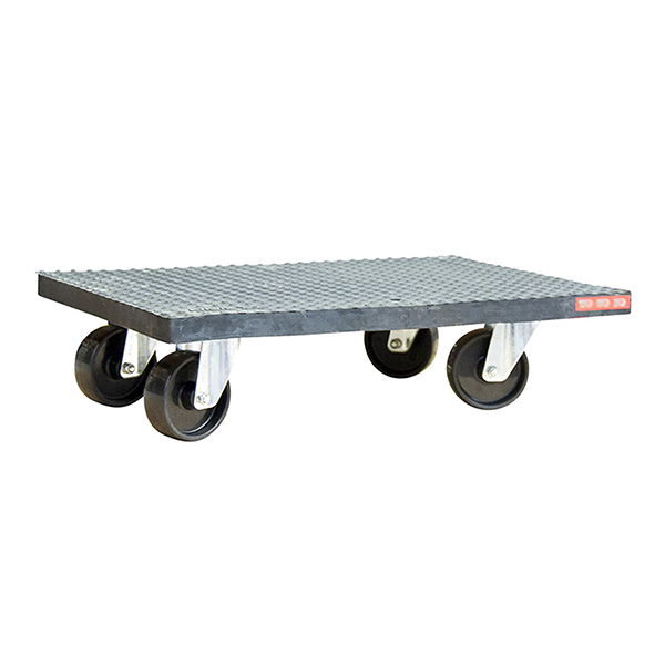 Rolltablett Aus Holz Mit Rutschfester Gummibeschichtung – Maße 600 X 600 Mm – Max. Tragkraft 210 Kg – Gummiräder - 860009539