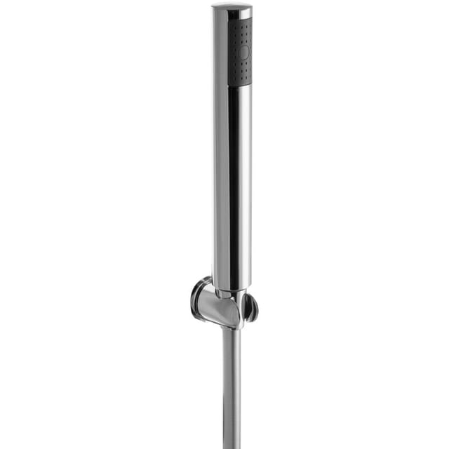 Paulgurkes - Handbrausen Set rund Stabbrause Brausehalter Kunststoff 1,5m Schlauch