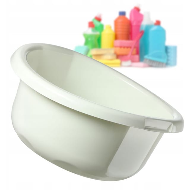 Kadax - Kunststoffschüssel, Spülschüssel, Universal-Schüssel, 11L, Creme