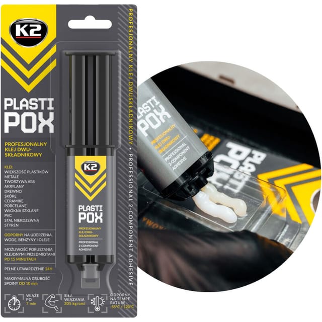 Zweikomponenten-K2 Plastipox 25G Kunststoffkleber