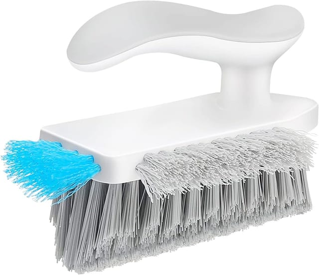 Shining House - 3-in-1-Rillenreinigungsbürste, Fliesenmörtel-Reinigungsbürste, Badezimmerbürste für Ecken, Lücken, Küche