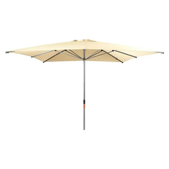 Sonnenschirm/ Großschirm 'Alu Expert Teleskop' 350 x 350 cm, natur, ohne Volant, Bezug aus 100% Polyester, Gestell aus Aluminium, 22,3 kg - Doppler