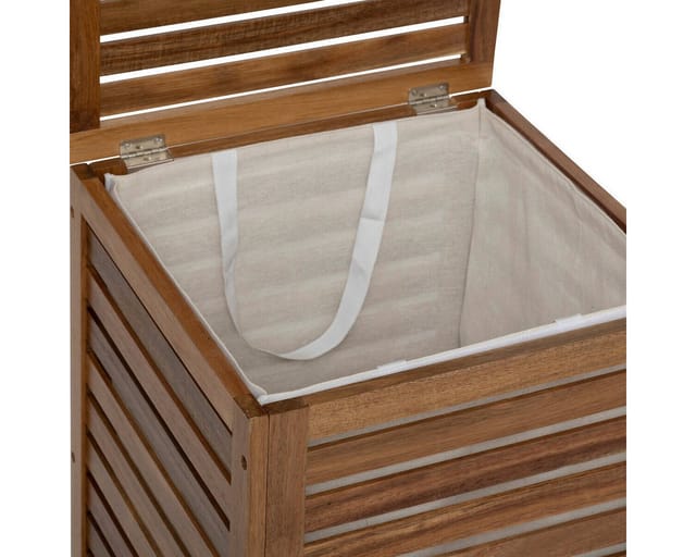 5five Simply Smart - Holzkorb für Wäsche acacia, 65 l