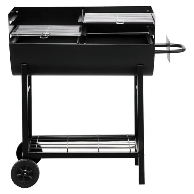 Tepro - Holzkohlegrill Grillfass Grillwagen Kohlengrill Ölfassgrill Grill Detroit