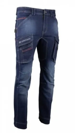 LMA - Stretch-Denim-Hose mit mehreren Taschen - paddle- facom - FXWW1040E38