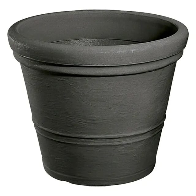 Geli - Pflanztopf Milano ø 35 x 28 cm anthrazit Kunststofftöpfe