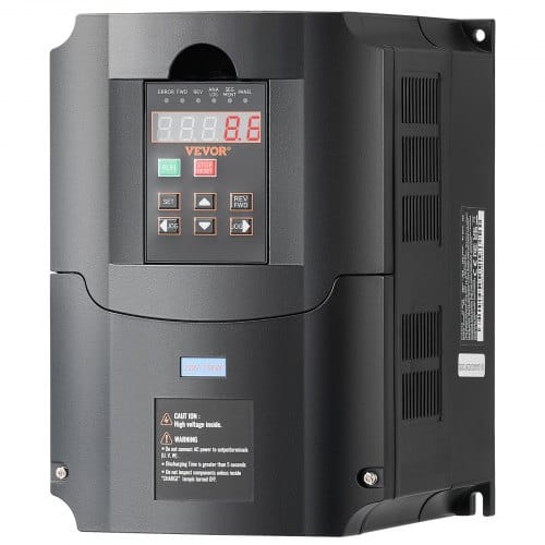 Frequenzumrichter Vfd 10 Ps, 7,5 Kw, 35 A, 1- Oder 3-phasiger 220-v-eingang Auf 3-phasigen 220-v-ausgang, 40-60-hz-eingang, 0-400-hz-ausgang, Vfd Für Spindelmotor-cnc-drehzahlregelung
