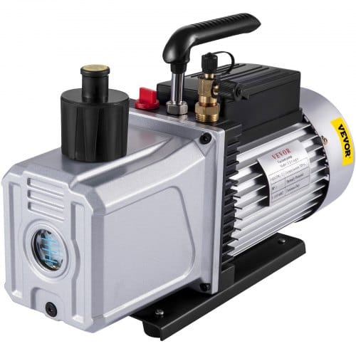 Vakuumpumpe 12cfm Unterdruckpumpe 1hp 0,3 Pa Hocheffiziente Vakuumpumpe Ideal Geeignet Für Haushaltsklimatisierung, Kfz-wartung, Vakuumverpackungen - Vevor